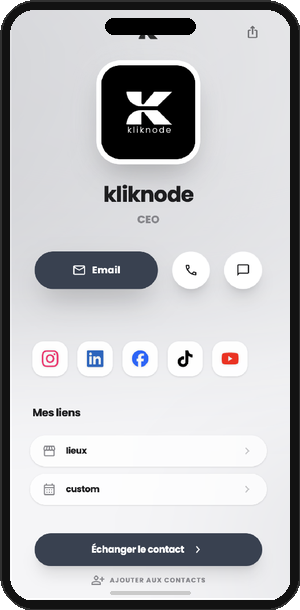 Partager Phone Layout